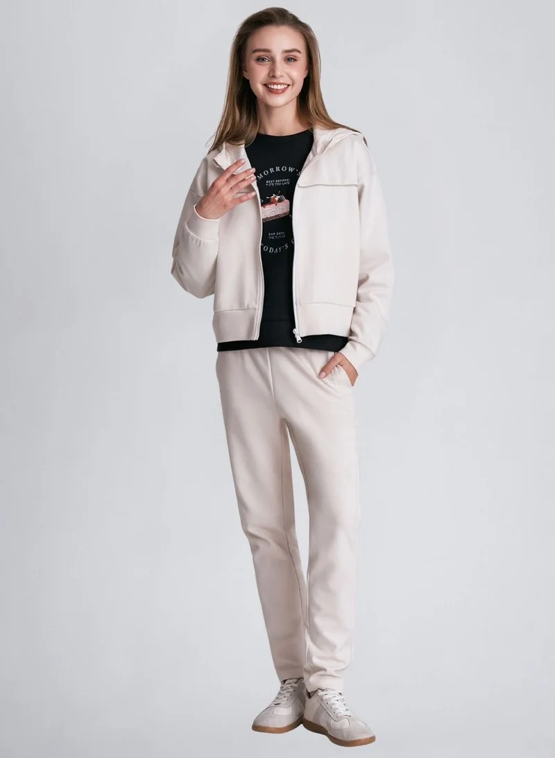 GIORDANO  Women’s High-Waist Interlock Audrey Pant for Women | Best Price UAE